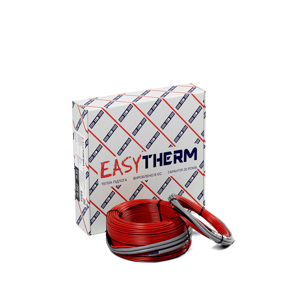 Нагрівальний кабель двожильний Easytherm EC 21.0, 21 м. пог.