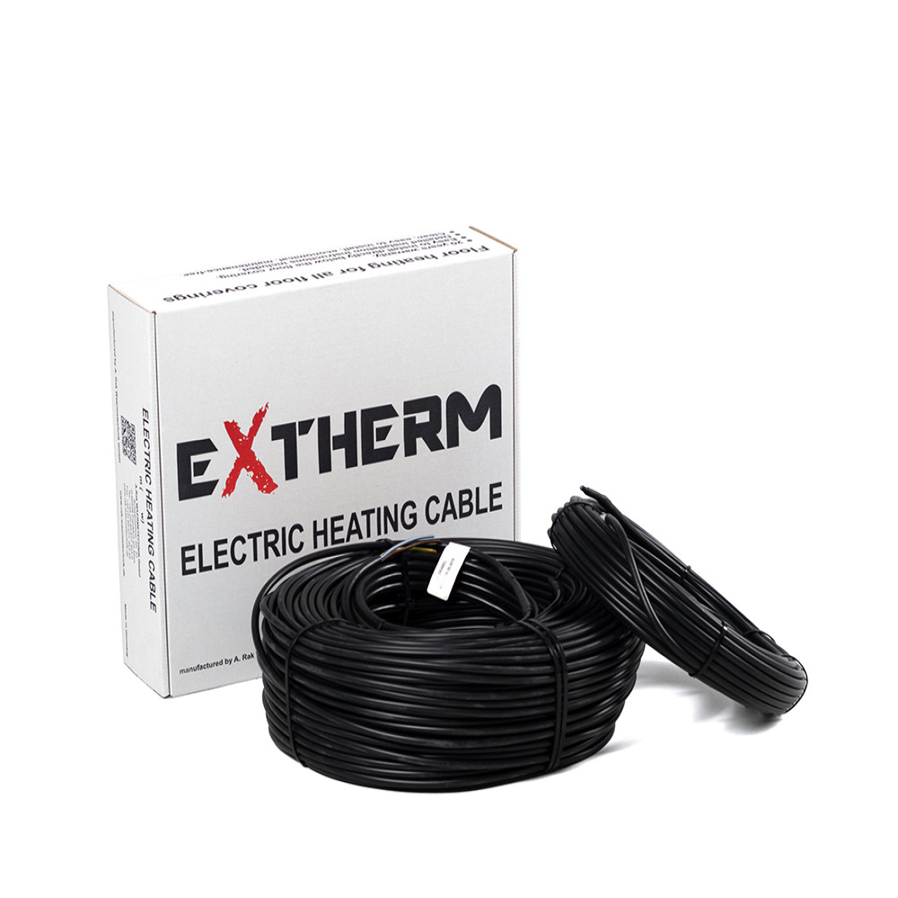 Нагрівальний кабель двожильний Extherm ETC ECO 20-2500, 125 м. пог.