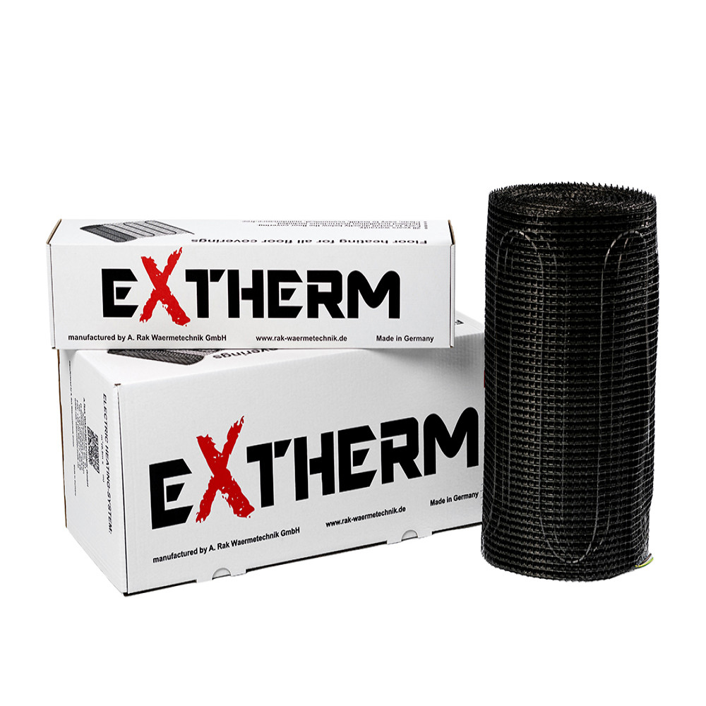 Нагрівальний мат двожильний Extherm ET ECO 600-180, 6 м. кв.
