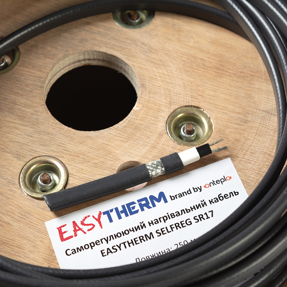 Саморегулюючий нагрівальний кабель Easytherm SELFREG SR 17, 1 м